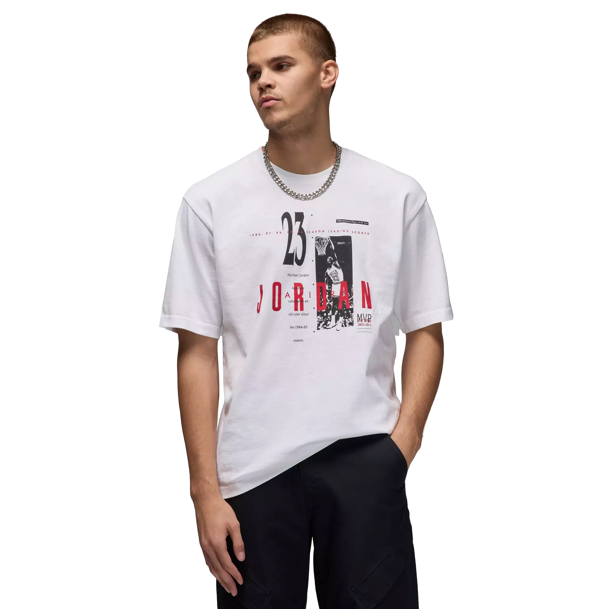 Jordan Men's Reissue Tee White Graphic Cotton | Hibbett